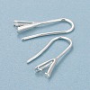 Rack Plating Eco-friendly Brass Earring Hooks KK-D075-14S-RS-3