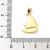 Brass Enamel Pendants KK-H534-04G-01-3