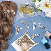 36Pcs 6 Style Iron Snap Hair Clips PHAR-CP0001-08-5