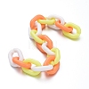 Handmade Opaque Acrylic Cable Chains AJEW-JB00550-01-2