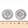 Non-Tarnish 201 Stainless Steel Pendants STAS-T064-38P-2-3