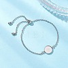 304 Stainless Steel Cable Chain Slider Bracelet Making BJEW-JB12959-02-1