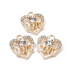 Alloy Crystal Rhinestone Pendants FIND-C019-03KCG-4