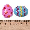 Easter Egg Opaque Resin Cabochons CRES-P028-01-3
