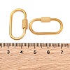 Ion Plating(IP) 304 Stainless Steel Screw Carabiner Lock Charms STAS-K192-01G-3