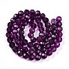 Baking Paint Transparent Glass Beads X1-DGLA-A035-T10mm-A09-3