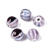 Vintage Porcelain Corrugated Beads PORC-N013-11L-1
