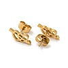 Golden 304 Stainless Steel Stud Earrings for Women EJEW-E294-01G-02-2