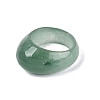 Natural Green Aventurine Finger Rings for Unisex G-Q601-19E-3