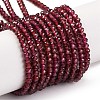 Natural Garnet Beads Strands G-F770-D02-02-2