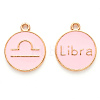 Alloy Enamel Pendants LS-ENAM-S124-01A-09K-1
