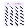 304 Stainless Steel Stud Earrings EJEW-H350-18B-3