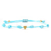 Adjustable Nylon Cord Braided Bracelets AN6953-2-1
