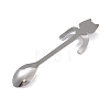 304 Stainless Steel Hanging Spoon AJEW-P093-01F-2