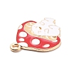 Autumn Theme Alloy Enamel Pendants X-ENAM-E361-08LG-4