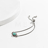Fashionable Alloy Box Chain Slider Bracelets FS-WG96D3B-01-4