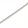 304 Stainless Steel Curb Chain/Twisted Chain Necklace Making STAS-A028-N108P-2