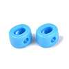 Opaque Acrylic European Beads OACR-M027-01O-07-2