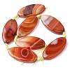 Natural Banded Agate Beads Strands G-P605-F01-01-3