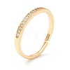 Sparking Cubic Zirconia Adjustbale Ring RJEW-I078-32G-NR-3