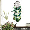 Rattan Woven Net/Web with Feather Hanging Ornaments PW-WG6131E-05-1