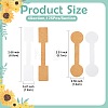 500Pcs 4 Styles Folding Blank Paper Jewelry Price Tags CDIS-FS0001-33-3