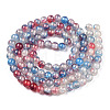 Baking Paint Crackle Glass Bead Strands DGLA-R053-04H-3
