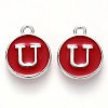 Platinum Plated Alloy Enamel Charms LS-X-ENAM-S118-03U-P-1