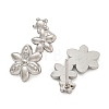 Non-Tarnish 304 Stainless Steel Ear Stud Earrings for Women EJEW-P291-14P-2