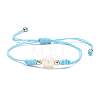 Natural Pearl Beads Bracelet BJEW-JB07475-3