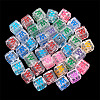 50Pcs Acrylic European Beads MACR-TADJ0001-13W-4
