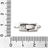 Brass Fold Over Clasps KK-Z150-20P-02-3