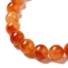 Natural Dyed White Jade Beads Strands G-M402-C04-20-4