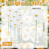 2Pcs Cloth Artificial Sunflower Decorative Garden Stakes DIY-CN0003-96-2