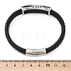 Braided Microfiber Leather Cord Bracelets BJEW-D304-09AS-3