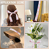 1Roll Single Face Printed Polyester Satin Ribbon SRIB-CY0001-47E-5