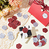 50Pcs 2 Styles Adhesive Wax Seal Stickers DIY-CP0009-10A-4