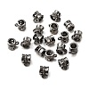 Tibetan Style Alloy Tube Bails TIBE-30047-B-NR-3