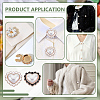 8Pcs 2 Styles Alloy Cufflinks HJEW-PH02547-5
