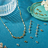 12Pcs 2 Colors Brass Pave Cubic Zirconia Heart Links Connector Charms KK-TA0003-48F-7