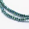 Electroplate Glass Beads Strands EGLA-J144-FP-A05-3