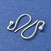 Brass Earring Hooks KK-G604-04S-2