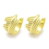 Brass Cuff Earrings EJEW-C104-056G-1