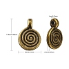 Tibetan Style Alloy Charms X-MLF0339Y-NF-4