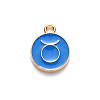 Alloy Enamel Pendants ENAM-S124-01A-02C-2