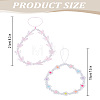 2Pcs 2 Styles Plastic Mobile Straps HJEW-LP0001-16-2