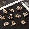 Craftdady Rhombus Alloy Charms ZIRC-CD0001-01-24