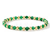 Natural Gemstone Beaded Stretch Bracelets TU5709-13-1