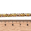 Electroplate Glass Beads Strands GLAA-Q105-03-06-4