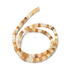 Natural Golden Silk Jade Beads Strands G-C135-E01-01-3
